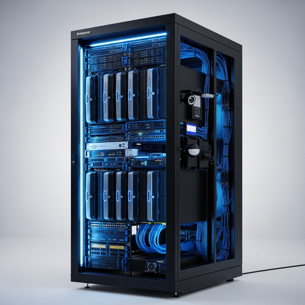 SentinelX Control Room Server Rack