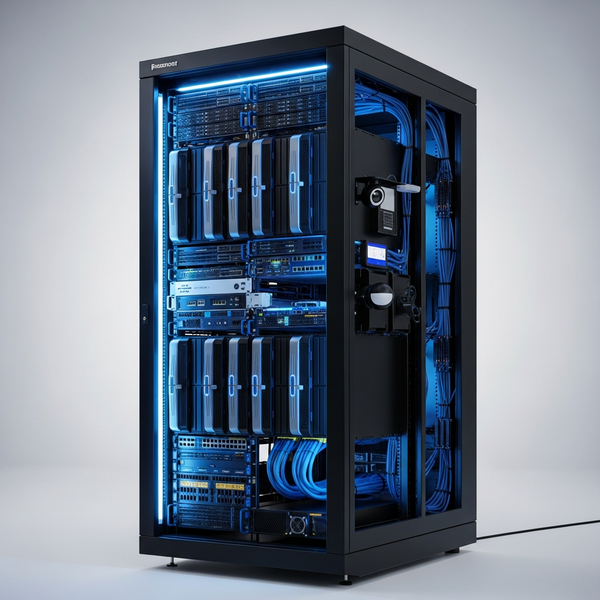 SentinelX Control Room Server Rack